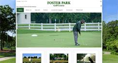 Desktop Screenshot of fostergolfcourse.com